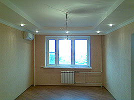 ремонт комнаты потолок из гипсокартона